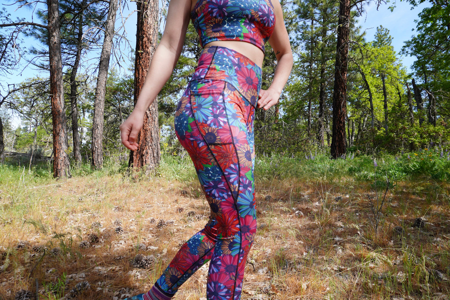 'Rise Up' Legging / ‘Flora'