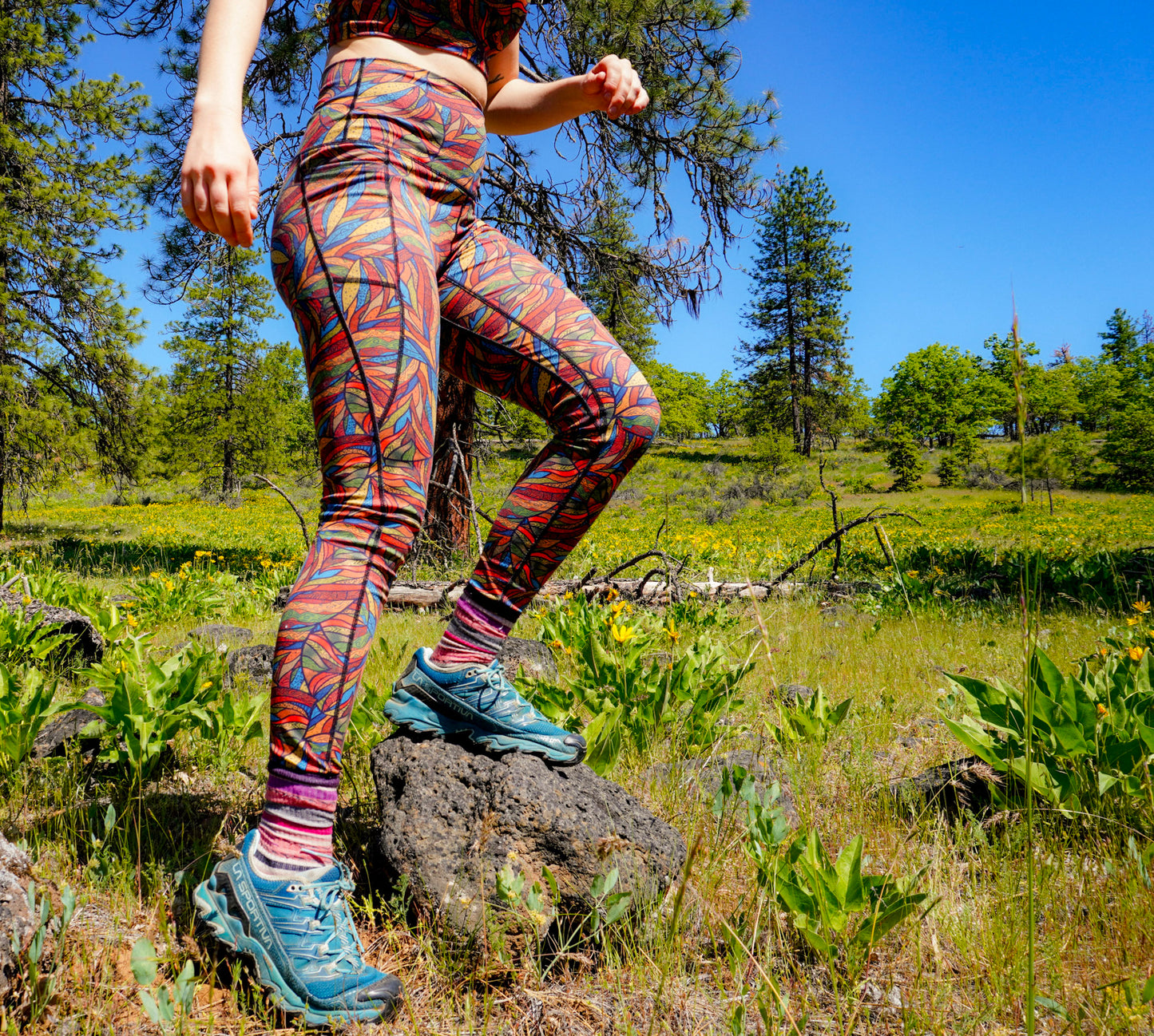 'Rise Up' Legging / Wild Thing