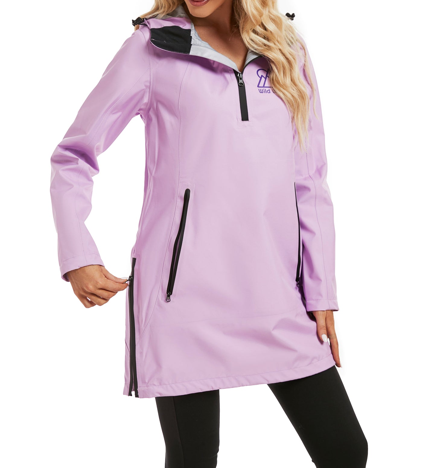 'H20' Rain Tunic / Lilac