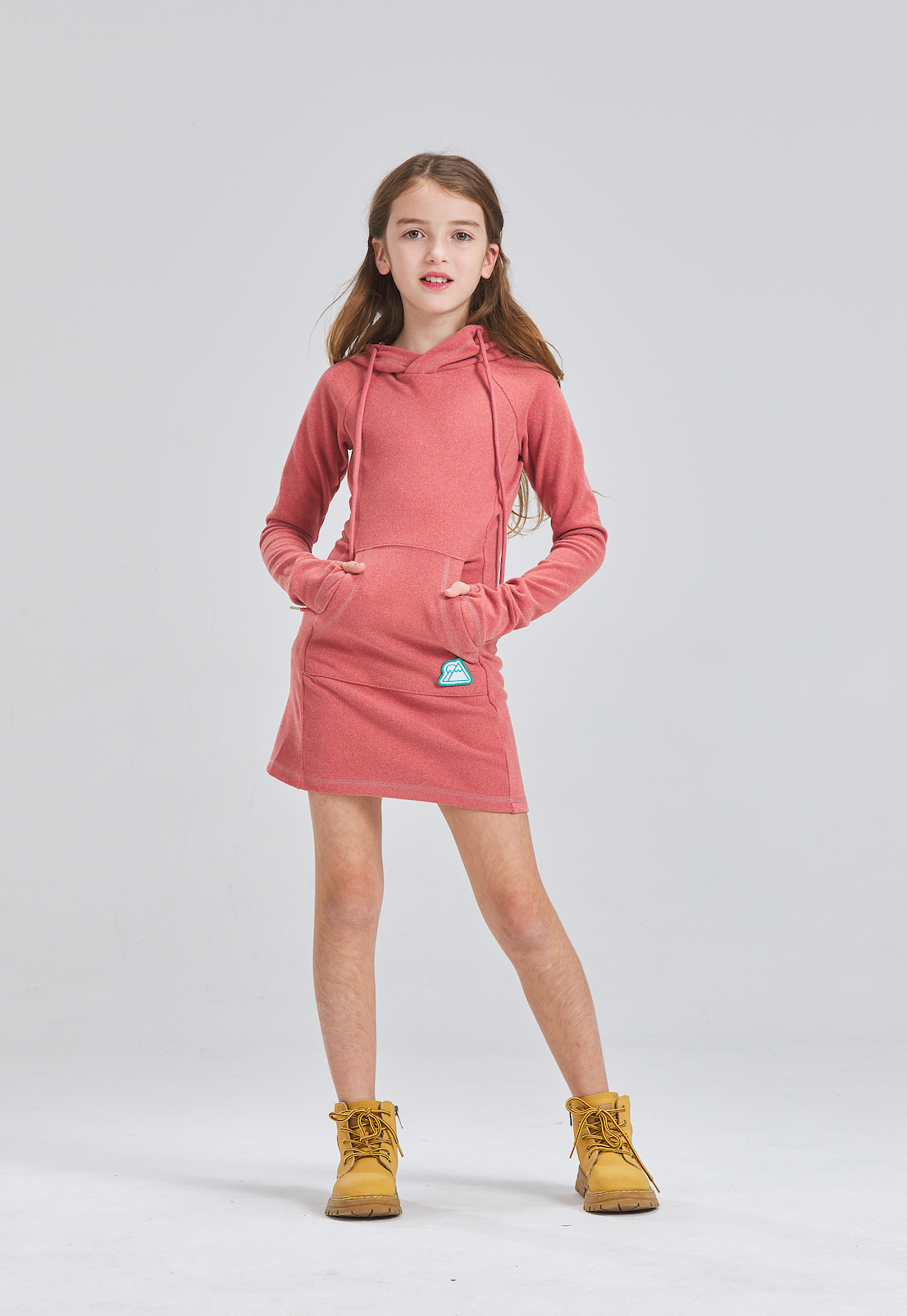 'Alpenglow' Fleece Dress/ Youth