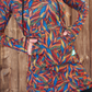 'Maeven' Printed Fleece Dress / Wild Thing